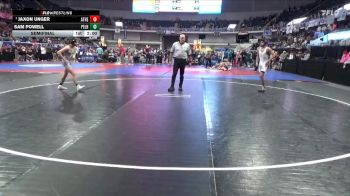 6A 138 lbs Semifinal - Jaxon Unger, Athens vs Sam Powell, Pelham