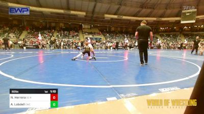 80 lbs Quarterfinal - Nixon Herrera, OC RTC vs Alex Lobdell, Cowboy Wrestling Club