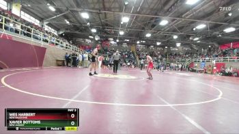 120 lbs Champ. Round 1 - Wes Harbert, New Palestine vs Xavier Bottoms, New Albany