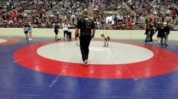 60 lbs Round Of 16 - Hudson Fielder, Backyard Brawlers Wrestling Club vs Gabriel Miller, Morris Fitness Wrestling Club