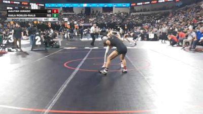 100 lbs Consi Of 16 #2 - Aaliyah Jurado, Live Oak (NS) vs Kaila Robles-Rials, Presentation (CC)