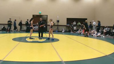 115 lbs Champ. Round 3 - Kylee Trostle, Mosers Mat Club vs Katie Porcelli, Crash Girls Wrestling Club