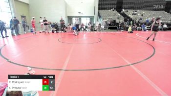 121 lbs Rr Rnd 1 - Robert Rodriguez, Red Nose WC vs Kaiden Pfender, Centurion Wrestling