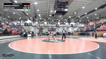 117 lbs Round Of 16 - McKenna Steinbach, Wyandotte HS Girls vs Melania Duke, Sallisaw Lady Black Diamonds