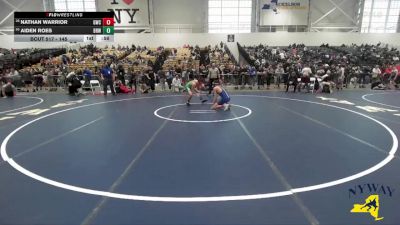 145 lbs Cons. Round 3 - Nathan Warrior, Gowanda Wrestling Club vs Aiden Roes, Beaver River Wrestling