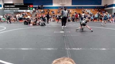 55/60 Cons. Semi - Ryker Woodward, Reverence Wrestling Club vs Clara Corey, Carolina Reapers