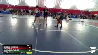 215 lbs Round 1 (10 Team) - Alexander Puente, Bartlett vs D`Andre Johnson, Park Rapids