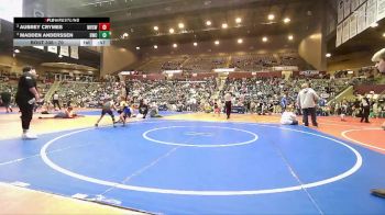 70 lbs Semifinal - Madden Anderssen, Bentonville Wrestling Club vs Aubrey Crymes, Mountain View Stingers Wrestling