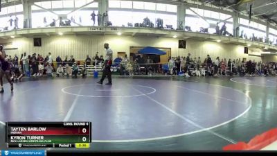 132 lbs Cons. Round 4 - Tayten Barlow, Indiana vs Kyron Turner, Rick Larsen Wrestling Club