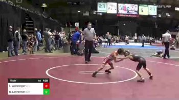 57 lbs Final - Logan Wenninger, New Prague vs Braxton Lonneman, Adrian