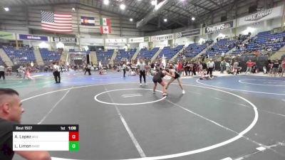 130 lbs Round Of 16 - Analisya Lopez, Wlv Jr Wrestling vs Lilliana Limon, Basement Brawlers