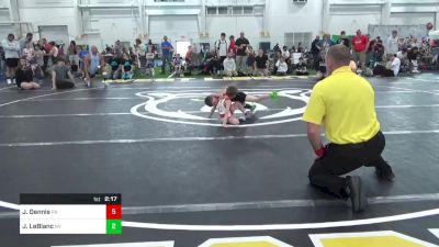 45-B lbs Consi Of 8 #1 - Jayden Dennis, PA vs Jackson LeBlanc, NY