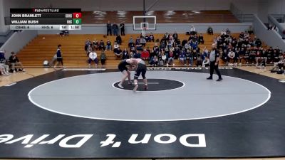 190 lbs William Bush, Houston High School vs John Bramlett, Christian Brothers High School