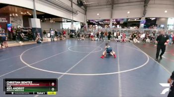 58 lbs 1st Place Match - Keo Andrist, ReZults Wrestling vs Christian Benitez, Gracie Barra Westchase Wrestling Club