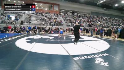 U23 Women - 68 lbs Quarters - Skylah Chakouian, RI vs Savannah Gomez, CA