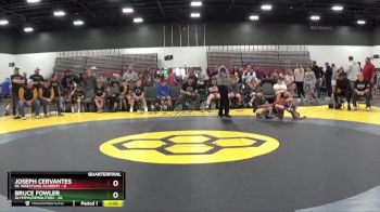 75 lbs Quarterfinals (8 Team) - Bruce Fowler, Olympia/Demolition vs Joseph Cervantes, DC Wrestling Academy