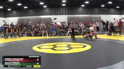 75 lbs Quarterfinals (8 Team) - Bruce Fowler, Olympia/Demolition vs Joseph Cervantes, DC Wrestling Academy