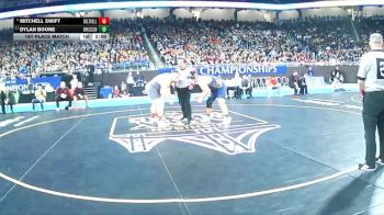 D3-285 lbs 1st Place Match - Mitchell Swift, Delton Kellogg vs Dylan Boone, Brooklyn Columbia Central