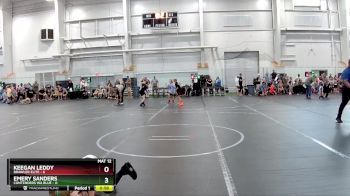 52 lbs Round 1 (6 Team) - Emery Sanders, Contenders WA Blue vs Keegan Leddy, Brawler Elite