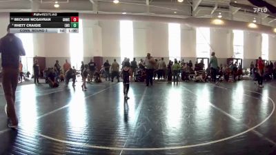 49 lbs Cons. Round 2 - Beckam McGavran, Great Neck Wrestling Club vs Rhett Craigie, Legend Wrestling Club