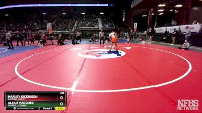 235 lbs Quarterfinal - Marley Dickinson, Natrona County vs Aleah Marquez, Campbell County