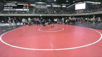 110 lbs 5th Place - Matthew Imbimbo, Long Hill vs Jack Miller, Mount Holly Springs