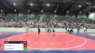 95 lbs Consolation - Hudson Drazny, Cavalier Wrestling Club vs Sawyer Mitchell, The Colosseum Training Center