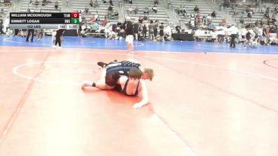 152 lbs Rr Rnd 1 - William McDonough, Team Diamond Fish - HSB vs Emmett Logan, Doughboy Black - HSB
