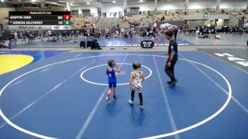 45 lbs Champ. Round 1 - Gideon Gilchrist, Stronghold vs Griffin Kirk, Buccaneer Wrestling Club
