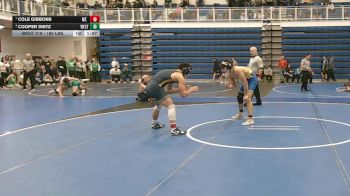 160 lbs Semifinal - Cole Gibbons, Mt. Lebanon vs Cooper Dietz, West Mifflin Area