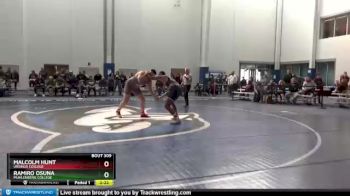 285 lbs Cons. Semi - Ramiro Osuna, Muhlenberg College vs Malcolm Hunt, Ursinus College
