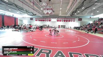 174 lbs Semifinal - Gage LaPlante, Army Prep vs Ayden DeForest, Oneonta State