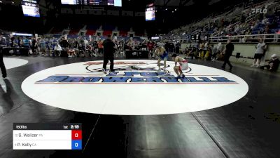 150 lbs Quarters - Griffin Walizer, PA vs Paul Kelly, CA