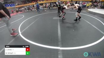 88 lbs Consi Of 4 - Jackson Jones, F-5 Grappling vs Weston Schopf, Lions Wrestling Academy