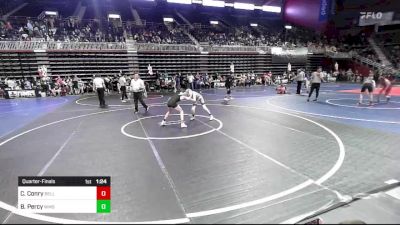 88 lbs Quarterfinal - Cooper Conry, Belle Fourche WC vs Byron Percy, Wms