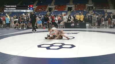 120 lbs Cons. Rd Of 64 - Kane Robles, Illinois vs Eli Sanders, Alabama