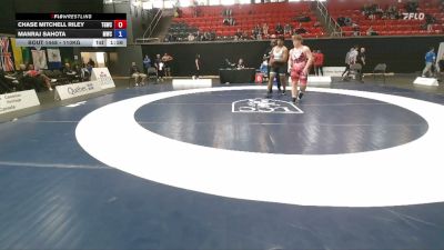 110kg Round 4 - Chase Mitchell Riley, Top Gun Wrestling Club vs Manraj Sahota, Matmen Wrestling Club