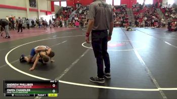 60 lbs Cons. Round 1 - Owen Chandler, Arab Youth Wrestling vs Andrew Philliber, River Rats Wrestling Club