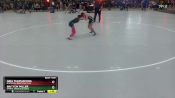 82 lbs Round 1 - Britton Miller, Sparta Junior Bulldogs vs Aria Thephavong, Blackman Wrestling Club