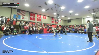 138 lbs Consi Of 16 #2 - Darion Thomas, Bookert T Washington vs Westin Hayes, Gore Public Schools
