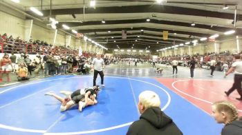 130 lbs Rr Rnd 1 - Logan De Smet, NM Royalty vs Annalisa Lopez, Stout Wr Acd