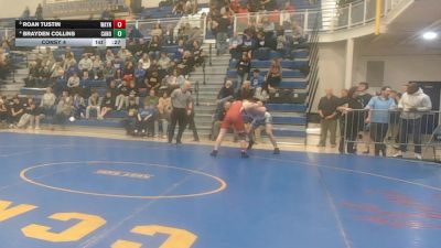 215 lbs Consy 4 - Roan Tustin, Waynesburg vs Brayden Collins, Canon-McMillan