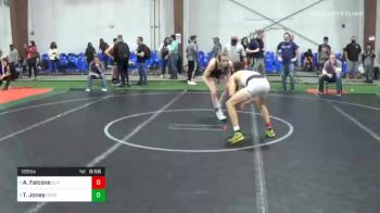 120 lbs 3rd Place - Aj Falcone, Elite vs Trevor Jones, Coop Trained