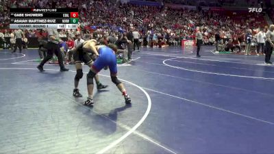 3A-126 lbs Champ. Round 1 - Asaiah Martinez-Ruiz, Norwalk vs Gabe Showers, Council Bluffs Abraham Lincoln
