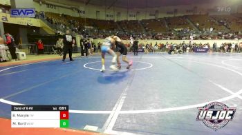 92 lbs Consi Of 8 #2 - Bostik Marple, Tuttle Wrestling vs Max Burd, Weatherford Youth Wrestling