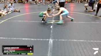 82 lbs Round 4 (6 Team) - Gavin Troyer, SWAT Black vs Landon Mersdorf, Ragin Raisins WC
