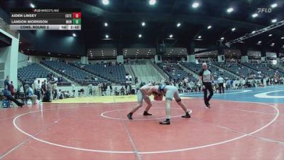149 lbs Cons. Round 2 - Aiden Linsey, Cumberland (Tenn.) vs Landon Morrison, Montreat College