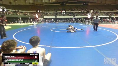 115 lbs Quarterfinal - Jackson Matthews, VATP vs Gavin Soto, Poquoson Athletic Association