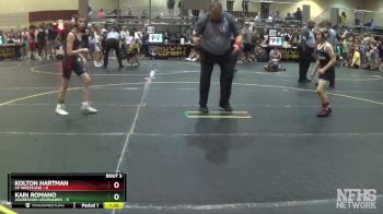 80 lbs Quarterfinals (8 Team) - Kolton Hartman, CP Wrestling vs Kain Romano, Aggression Legionaries