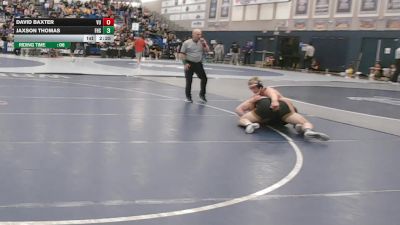 285 lbs Cons. Round 2 - David Baxter, Vanguard vs Jaxson Thomas, Fort Hays State